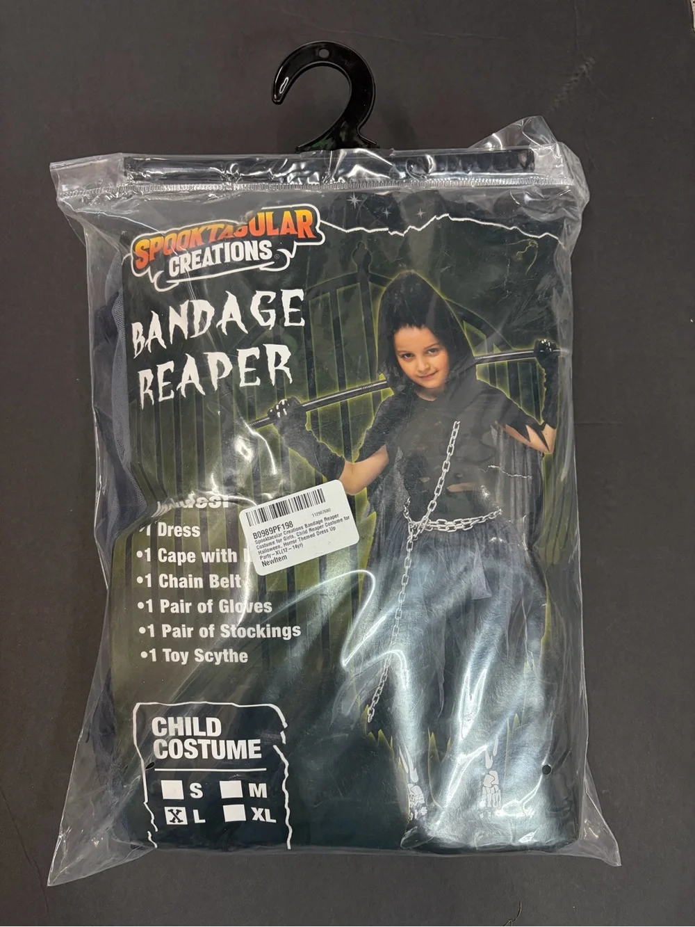 Bandage Reaper Kids Costume - Black